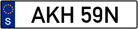 Truck License Plate